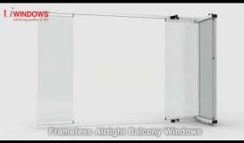 Frameless Stackable Balcony windows - Summer Windows